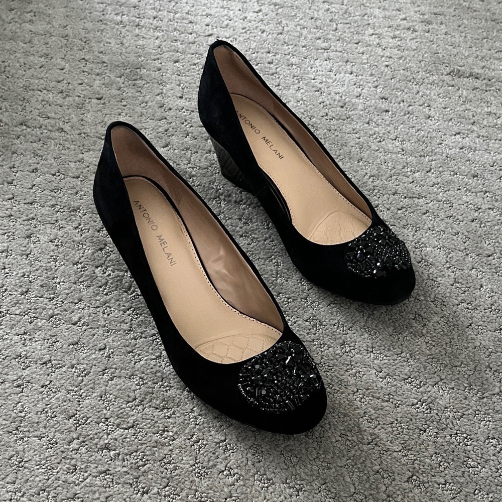 Antonio Melani Suede Wedges